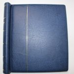 Leuchtturm, blauer Klemmbinder mit Aufdruck "Deutschland Berlin", Kassette