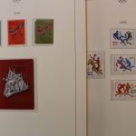 Olympische Spiele 1980, postfrische Sammlung im Vordruckalbum