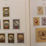 Olympische Spiele 1980, postfrische Sammlung im Vordruckalbum