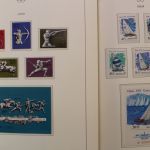 Olympische Spiele 1980, postfrische Sammlung im Vordruckalbum