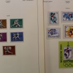 Olympische Spiele 1980, postfrische Sammlung im Vordruckalbum