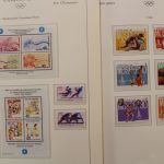 Olympische Spiele 1980, postfrische Sammlung im Vordruckalbum