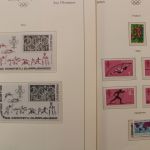 Olympische Spiele 1980, postfrische Sammlung im Vordruckalbum