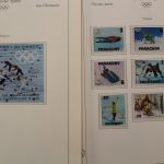 Olympische Spiele 1980, postfrische Sammlung im Vordruckalbum