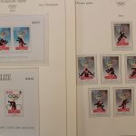 Olympische Spiele 1980, postfrische Sammlung im Vordruckalbum