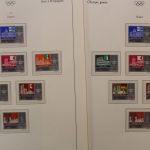 Olympische Spiele 1980, postfrische Sammlung im Vordruckalbum
