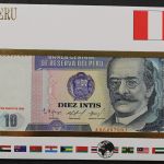 Peru, Banknote 10 Intis im Brief