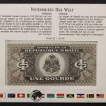 Haiti, Banknotenbrief