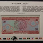 Burundi, Banknotenbrief