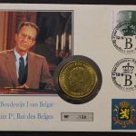 Belgien, Boudewijn I., 250 F Silber, 12.9.1992, Numisbrief