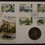 Isle of Man, The Bounty, 28.4.1989, Numisbrief