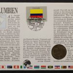 Kolumbien, Numisbrief vom 1.7.1986