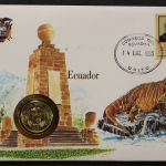 Ecuador, Numisbrief vom 14.1.1985