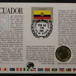 Ecuador, Numisbrief vom 14.1.1985