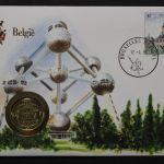 Belgien, Brüssel, Numisbrief vom 17.4.1985