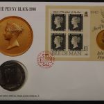 Großbritannien, Numisbrief, The Penny Black, 3.5.1990