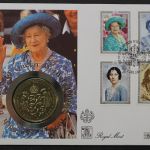 Großbritannien, 90. Geburtstag von Queen Mother, 2.8.1990, Numisbrief