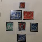 Briefmarken-Posten mit DDR in KABE Vordruckalben