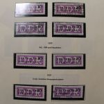 Briefmarken-Posten mit DDR in KABE Vordruckalben