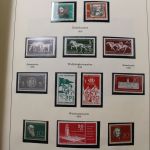 Briefmarken-Posten mit DDR in KABE Vordruckalben