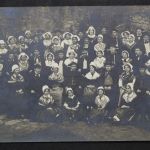 Billigheimer Gruppe in Pfälzer Tracht, Madenburg, 30. Mai 1911