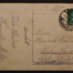 Fröhliche Pfingsten, Schwalbe mit Brief im Schnabel