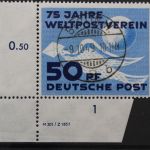 DDR, MiNr. 242, Ecke links unten, DV, gestempelt