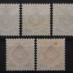 Württemberg, MiNr. 107-111, postfrisch