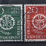 Berlin, MiNr. 138-139 zentrisch Berlin, ESST