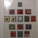 Briefmarken-Posten in 6 Lindner Vordruckalben mit BRD + Berlin