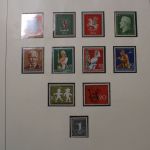 Briefmarken-Posten in 6 Lindner Vordruckalben mit BRD + Berlin