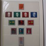 Briefmarken-Posten in 6 Lindner Vordruckalben mit BRD + Berlin