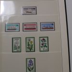 Briefmarken-Posten in 6 Lindner Vordruckalben mit BRD + Berlin
