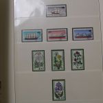 Briefmarken-Posten in 6 Lindner Vordruckalben mit BRD + Berlin
