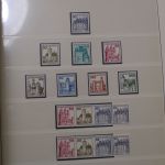 Briefmarken-Posten in 6 Lindner Vordruckalben mit BRD + Berlin