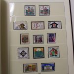 Briefmarken-Posten in 6 Lindner Vordruckalben mit BRD + Berlin
