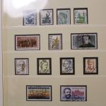 Briefmarken-Posten in 6 Lindner Vordruckalben mit BRD + Berlin