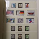 Briefmarken-Posten in 6 Lindner Vordruckalben mit BRD + Berlin