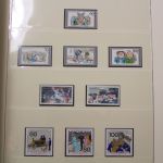Briefmarken-Posten in 6 Lindner Vordruckalben mit BRD + Berlin