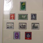 Briefmarken-Posten in 6 Lindner Vordruckalben mit BRD + Berlin