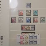Briefmarken-Posten in 6 Lindner Vordruckalben mit BRD + Berlin