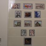 Briefmarken-Posten in 6 Lindner Vordruckalben mit BRD + Berlin