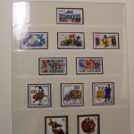 Briefmarken-Posten in 6 Lindner Vordruckalben mit BRD + Berlin