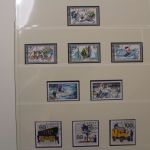 Briefmarken-Posten in 6 Lindner Vordruckalben mit BRD + Berlin
