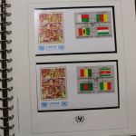UNICEF 1980-1989, meist Flaggenserie, Slg. in 5 Alben