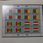 UNICEF 1980-1989, meist Flaggenserie, Slg. in 5 Alben