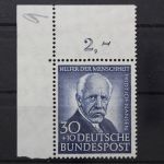 Deutschland (BRD), MiNr. 176 Ecke links oben, postfrisch