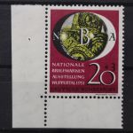 Deutschland (BRD), MiNr. 142 Ecke links unten, postfrisch
