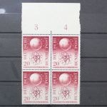 Deutschland (BRD), MiNr. 214 Viererblock Oberrand, postfrisch