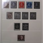 Briefmarken-Posten Deutschland (BRD) und Berlin in Vordruckalben
